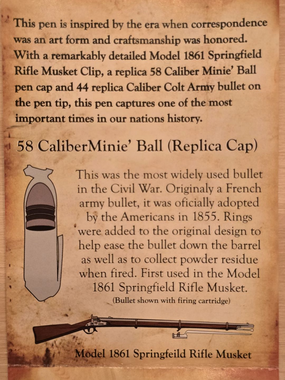 Civil War Pen